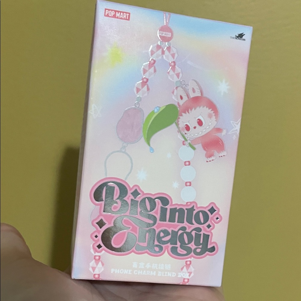 Pop Mart Labubu Big Into Energy Phone Charm Blind Box unopened